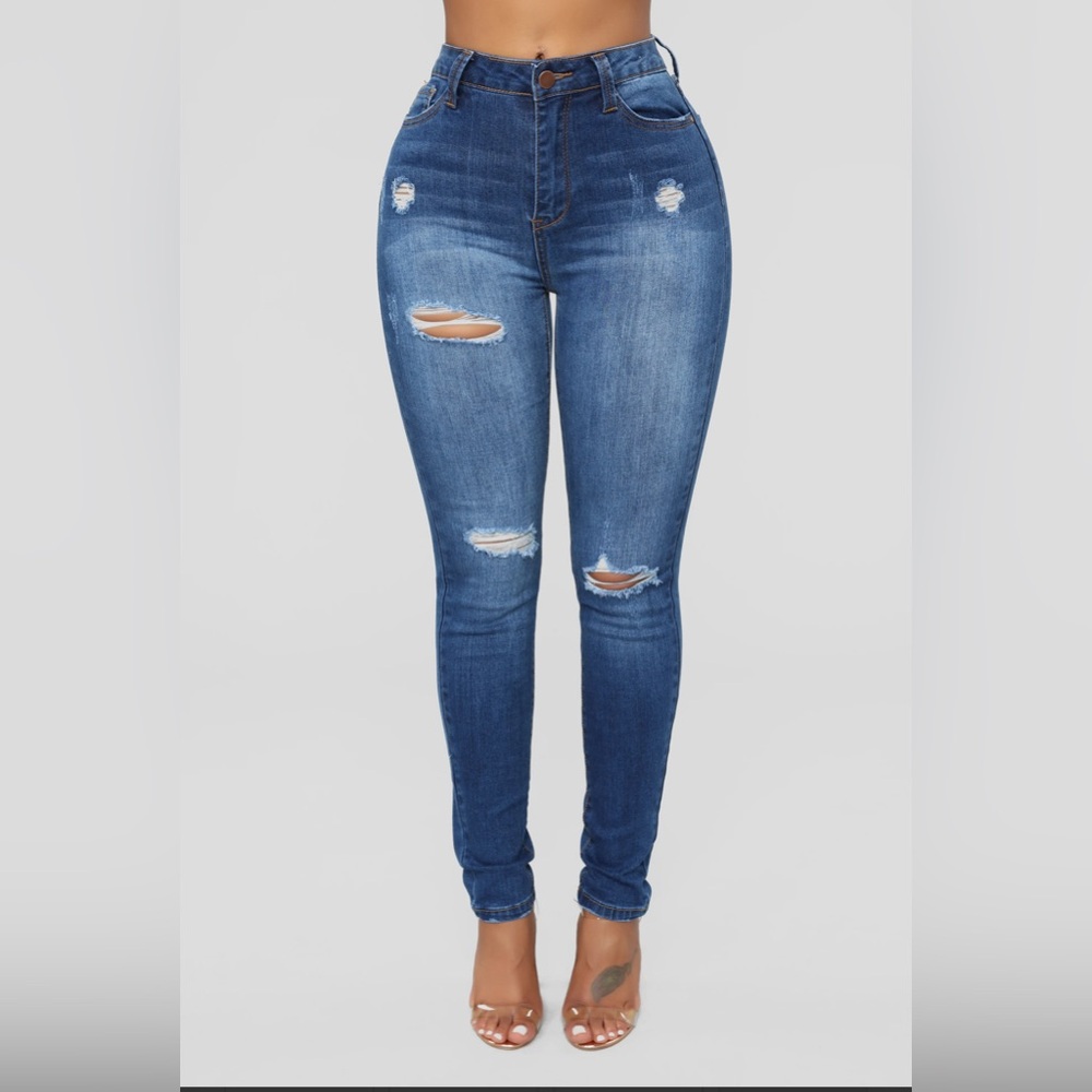 Fashion Nova Hannah High Rise Skinny Jeans